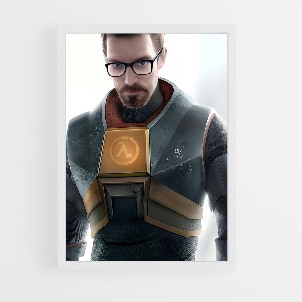Poster Le Savant Mystérieux – affiche Half life (vue 3)